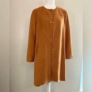 Marc New York suede jacket coat || M designer coat